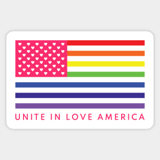 Unite In Love America Sticker